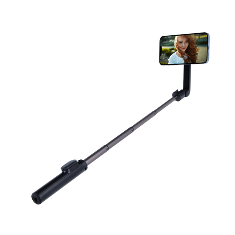 Magnetic smartphone selfie tripod