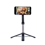 Magnetic smartphone selfie tripod