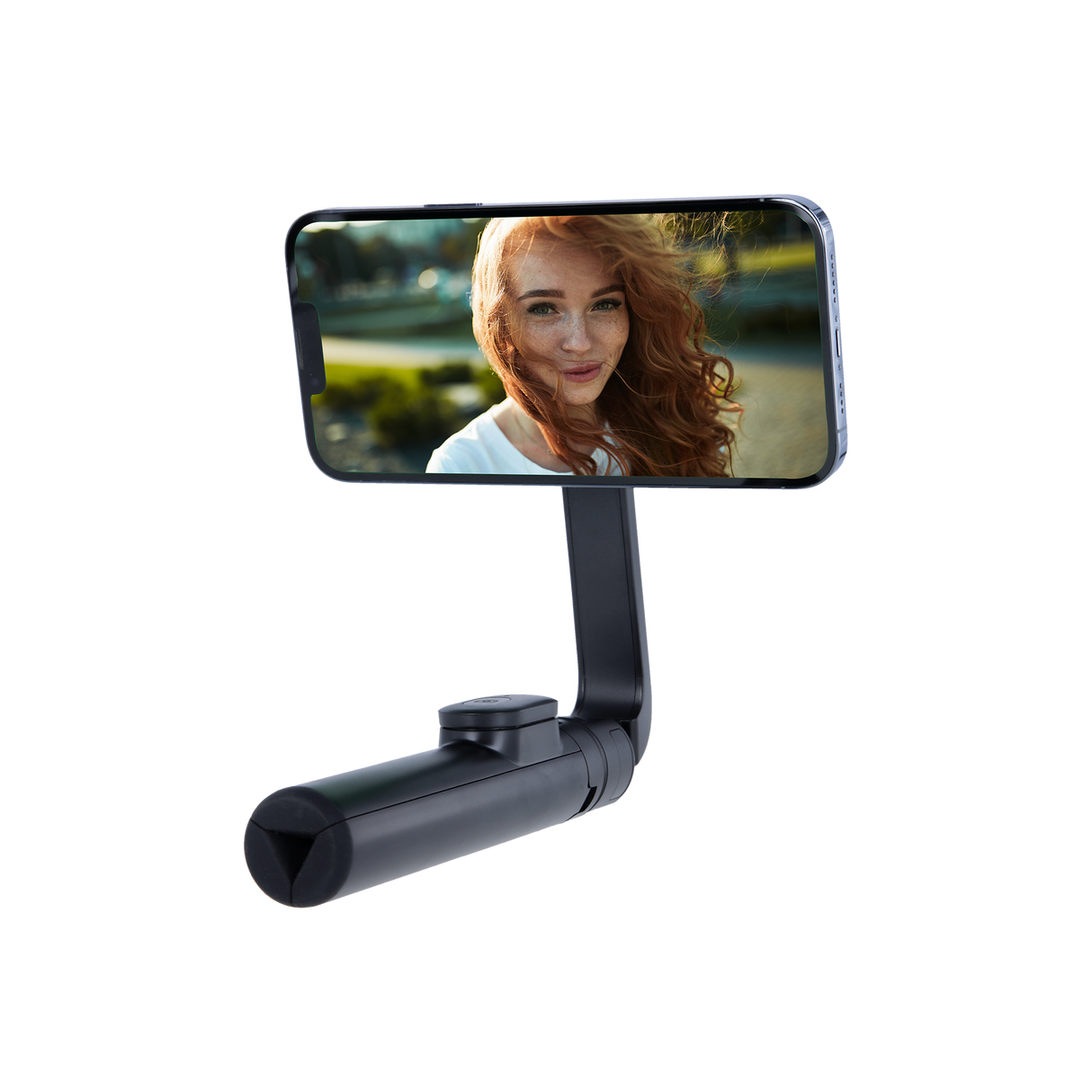 Magnetic smartphone selfie tripod